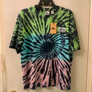 Quiksilver NWT Radical Times Organic Cotton Tie Dye Men’s Short Sleeve T-Shirt